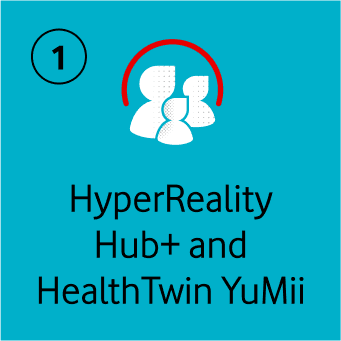 HyperReality Hub+ and HealthTwin YuMii